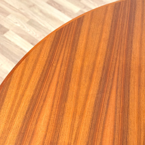 Large ⌀150 round dining table in walnut