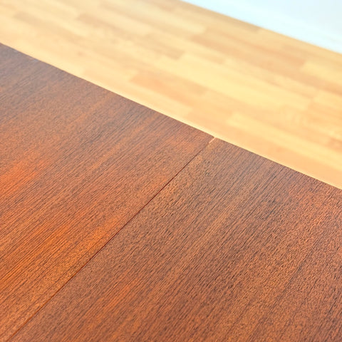 Swedish oval dining table in teak