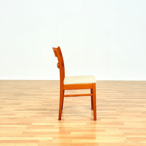Swedish set of 4 dining chairs in beech
