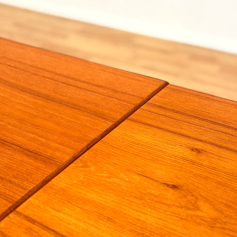 Danish rectangular dining table in teak