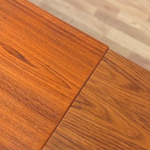 Danish rectangular dining table in teak