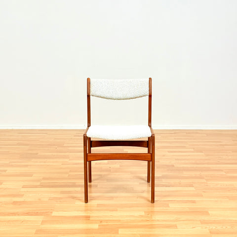 Danish set of 4 dining chairs in teak by Eric Buch