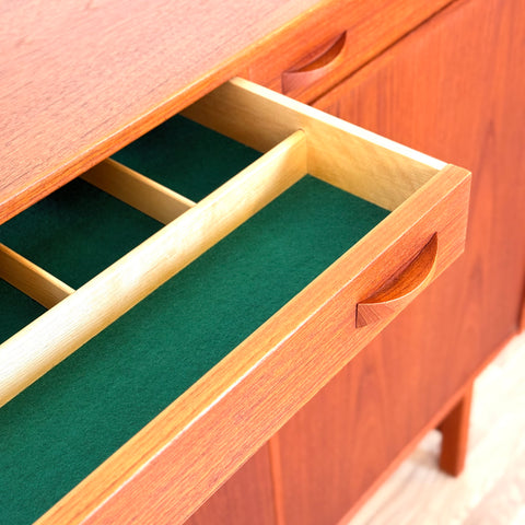 Swedish highboard in teak by Ulferts
