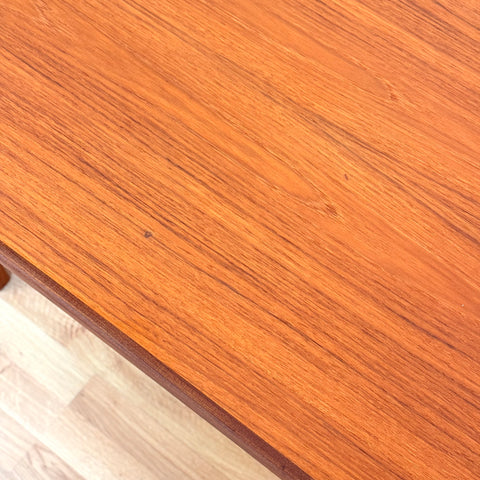 Danish coffee table in teak & walnut