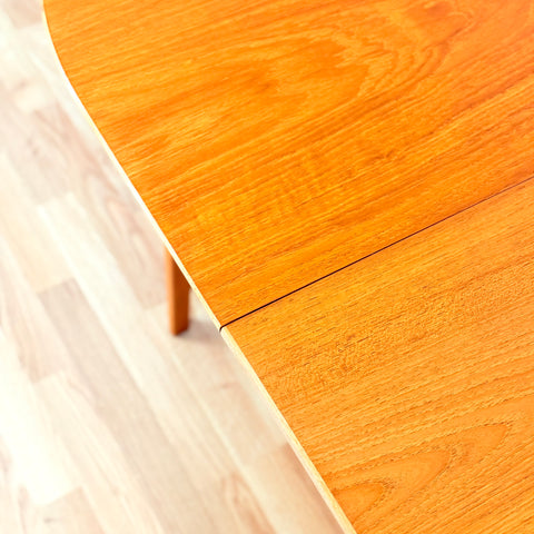 Swedish dining table in teak