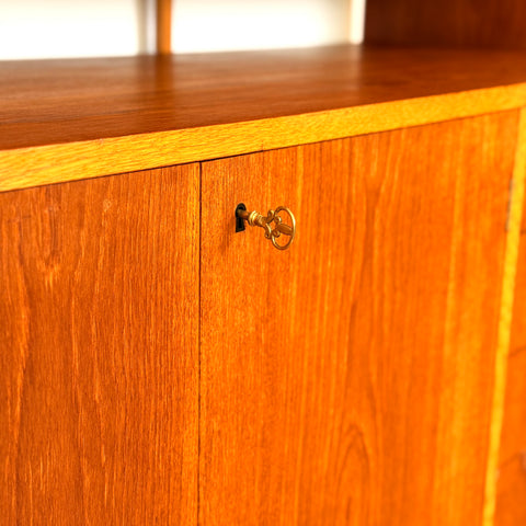 Swedish bookshelf in teak