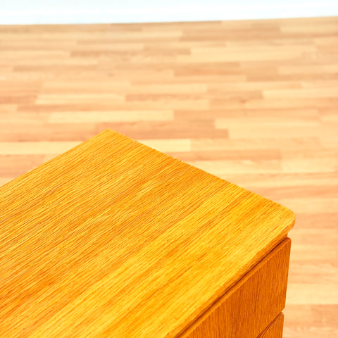 Swedish small side table in oak