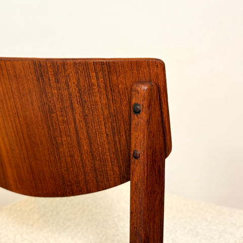 Set of 4 dining chairs in teak by Sorø Stolefabrik, 1950s-60s, Denmark