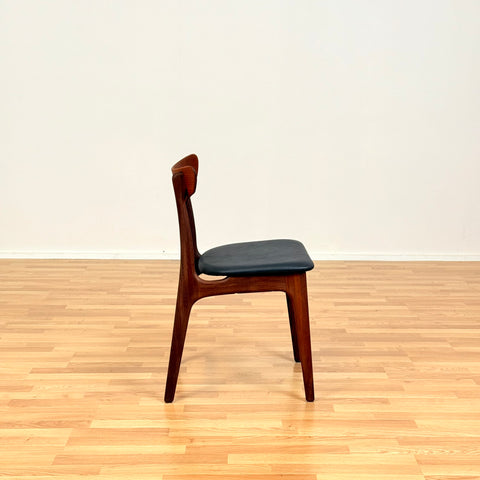 Danish set of 6 dining chairs in teak by Schiønning & Elgaard