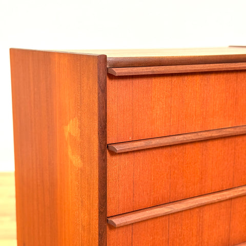Danish chest of drawers in teak by Hanbjerg Møbelfabrik
