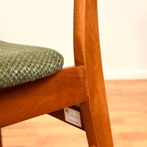 Danish set of 4 dining chairs in teak & beech by Falsled