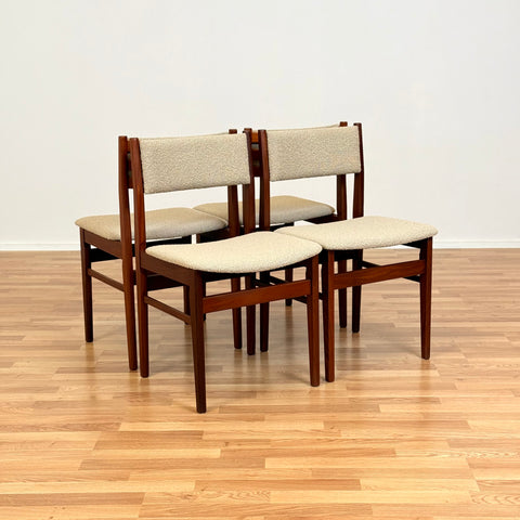 Danish dining chairs in teak by SAX