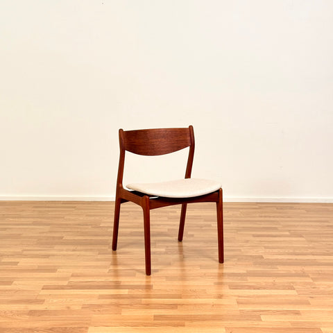 Set of 4 dining chairs in teak by P. E. Jorgensen, 1950s-60s, Denmark