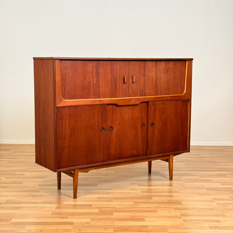 Danish highboard in teak