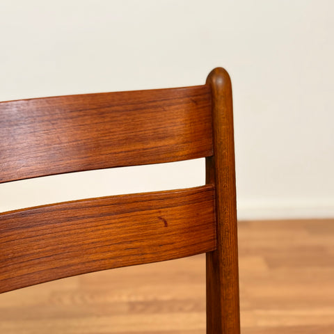 Set of 4 dining chairs in teak, 1950s-60s, Denmark