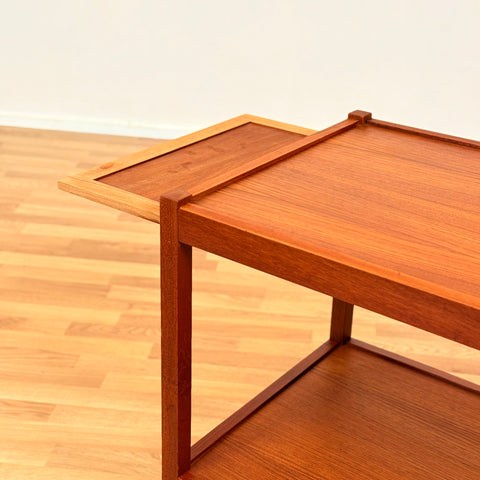 Danish serving trolley in teak