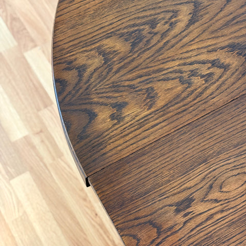 Round dining table in oak, 1950s-60s, Denmark
