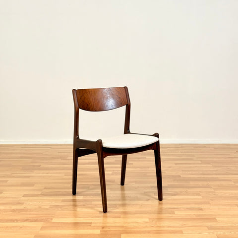 Danish dining chairs in teak by Sorø Stolefabrik