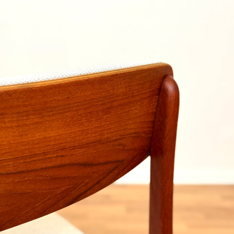Danish set of 6 dining chairs by B. Rasmussen for Thorso Mobelfabrik