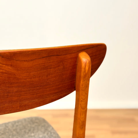 Dining chairs in teak & beech model 210 by Farstrup
