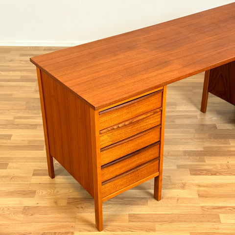 Swedish writing desk in teak, 1960s-70s