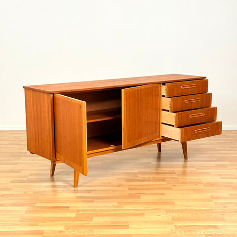 Swedish sideboard in teak & oak by Ulferts Möbler