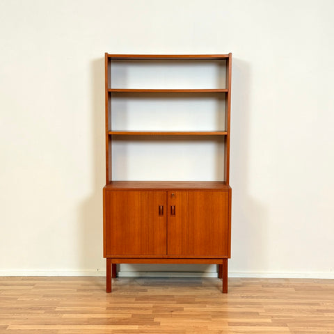 Swedish bookshelf in teak