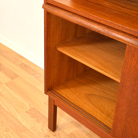 Swedish bookshelf in teak wood