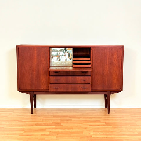 Danish highboard in teak