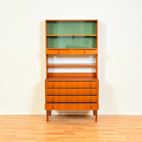 Swedish bookshelf in teak by Bertil Fridhagen for Bodafors