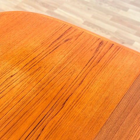 Danish oval dining table in teak by Skovmand & Andersen