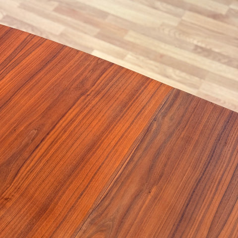 Dining table in walnut, 1950s-60s, Sweden
