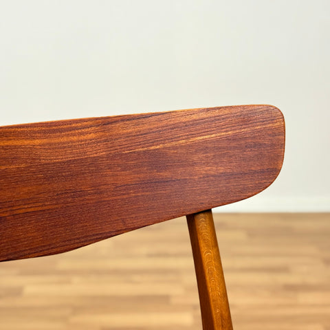Danish dining chairs in teak & beech by Findahl Mobelfabrik