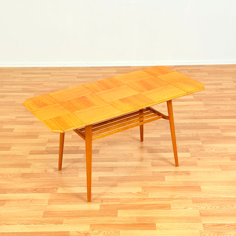 Swedish coffee table in birch by S. Ljungqvist