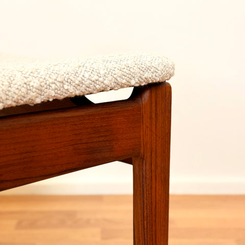 Set of 4 dining chairs in teak by Sorø Stolefabrik, 1950s-60s, Denmark