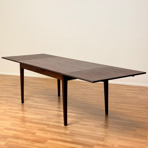 Danish dining table in Santos rosewood & teak by Gern Møbelfabrik