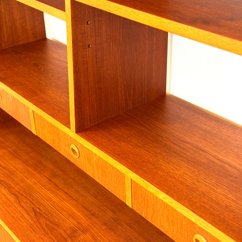 Swedish bookshelf in teak