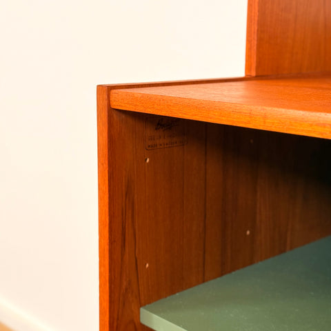Bookshelf in teak by B. Fridhagen for Bodafors, 1960s-70s, Sweden