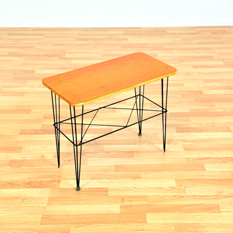 Swedish side table in teak