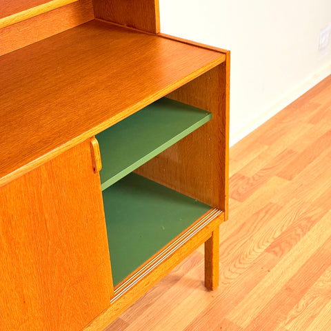 Swedish bookshelf in oak by Bertil Fridhagen for Bodafors