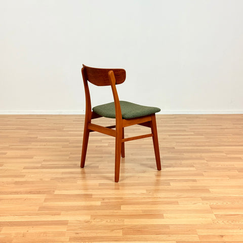 Danish dining chairs in teak & beech by Findahl