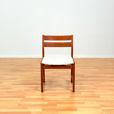 Danish dining chairs in solid oak by Kurt Østervig, for KP Møbler