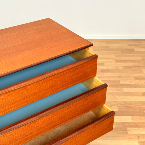 Swedish sideboard in teak & beech by Bertil Fridhagen