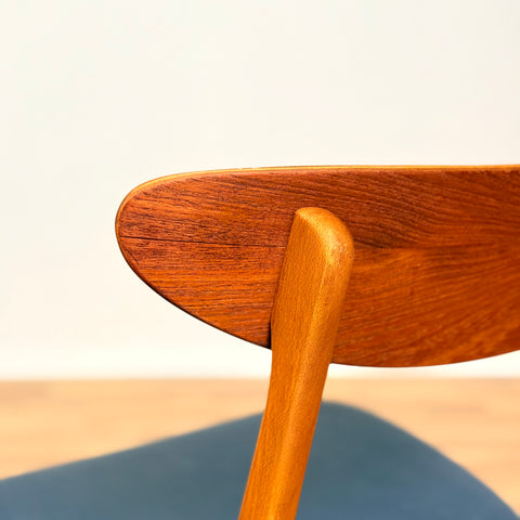 Danish dining chairs in teak & beech by Farstrup, model "210"