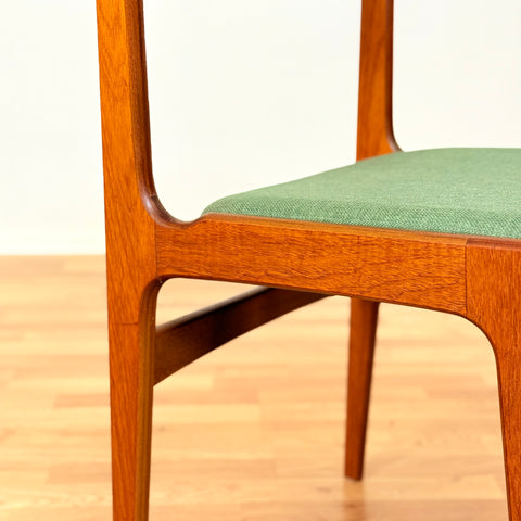 Danish set of 4 dining chairs in teak by Eric Buch