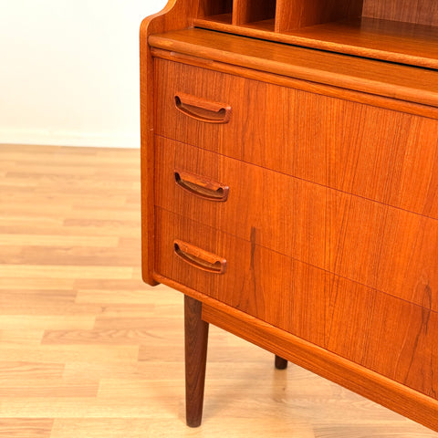 Danish secretary desk in teak