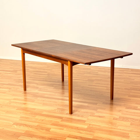 Swedish rectangular dining table in teak