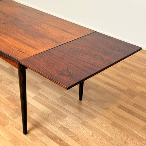 Danish dining table in Santos rosewood