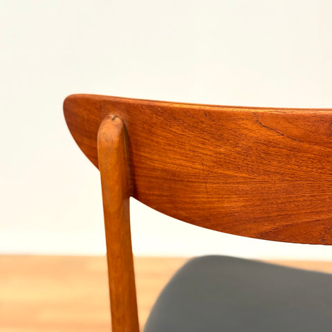 Danish dining chairs in teak & beech model 210 by Farstrup