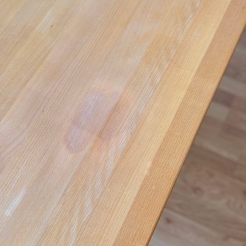 Danish rectangular dining table in beech